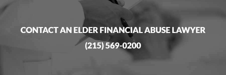 Philadelphia financial elder abuse attorney 